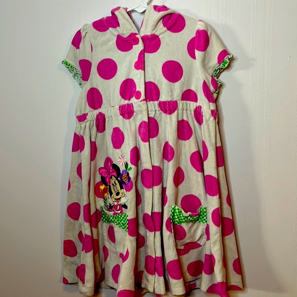 Disney girls size 7/8 Minnie Mouse cover up